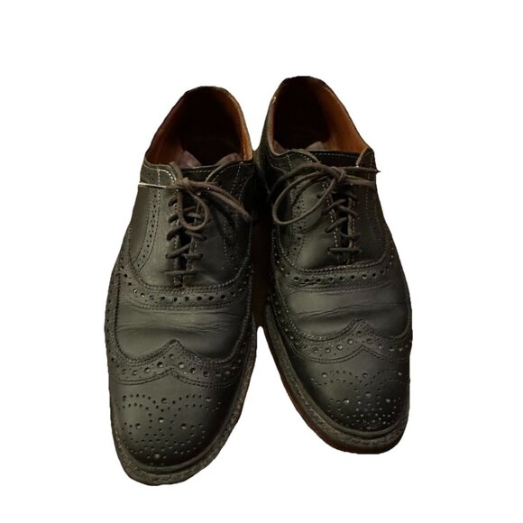 Allen Edmonds McAllister Wingtip Oxford Shoes Mens 9.5 Black Brogue Leather main image 8